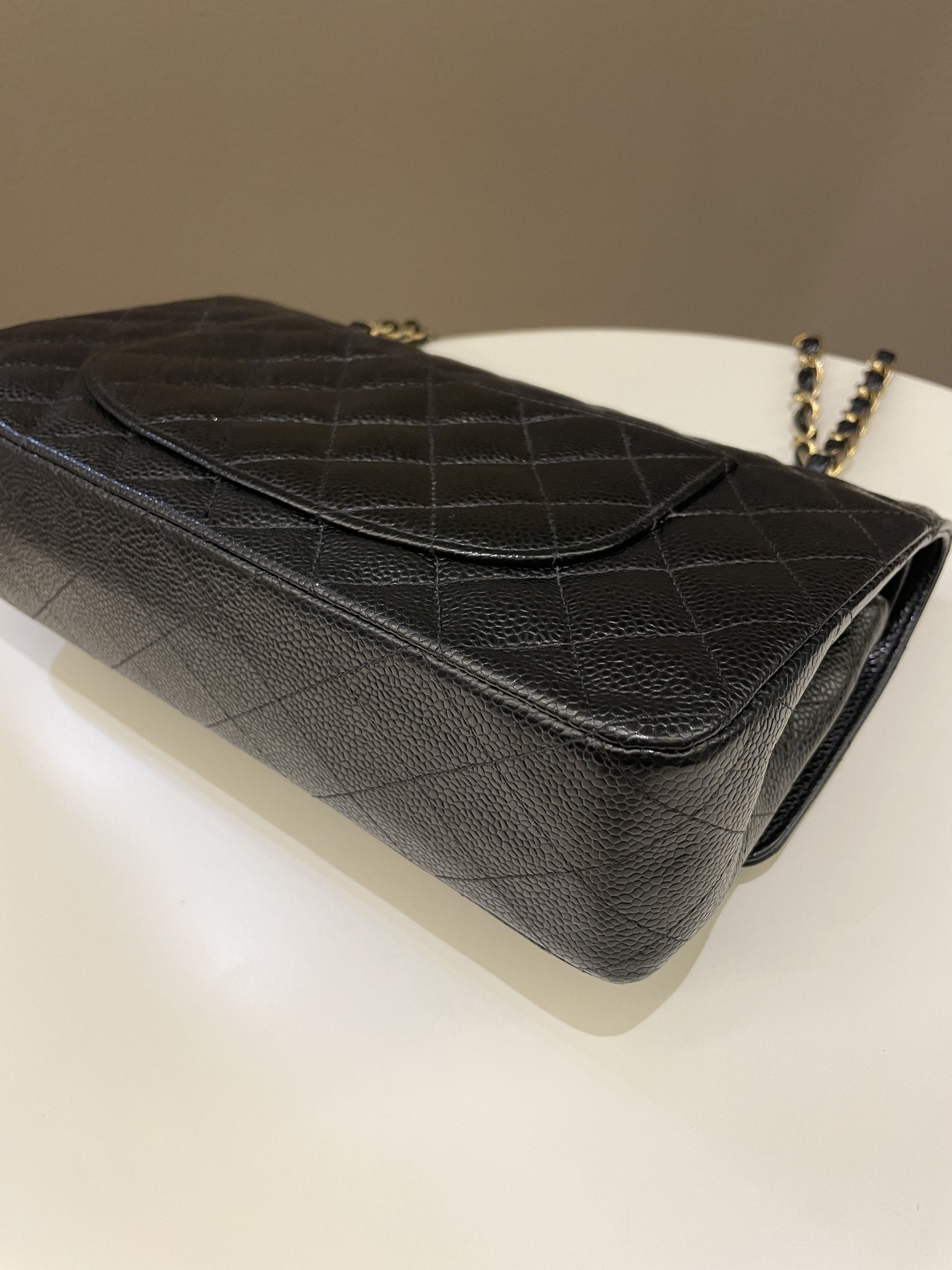 Chanel Vintage Classic Quilted Medium Double Flap Black - Bags - 13