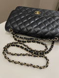 Chanel Classic Jumbo Double Flap Black Caviar - Bags - 12