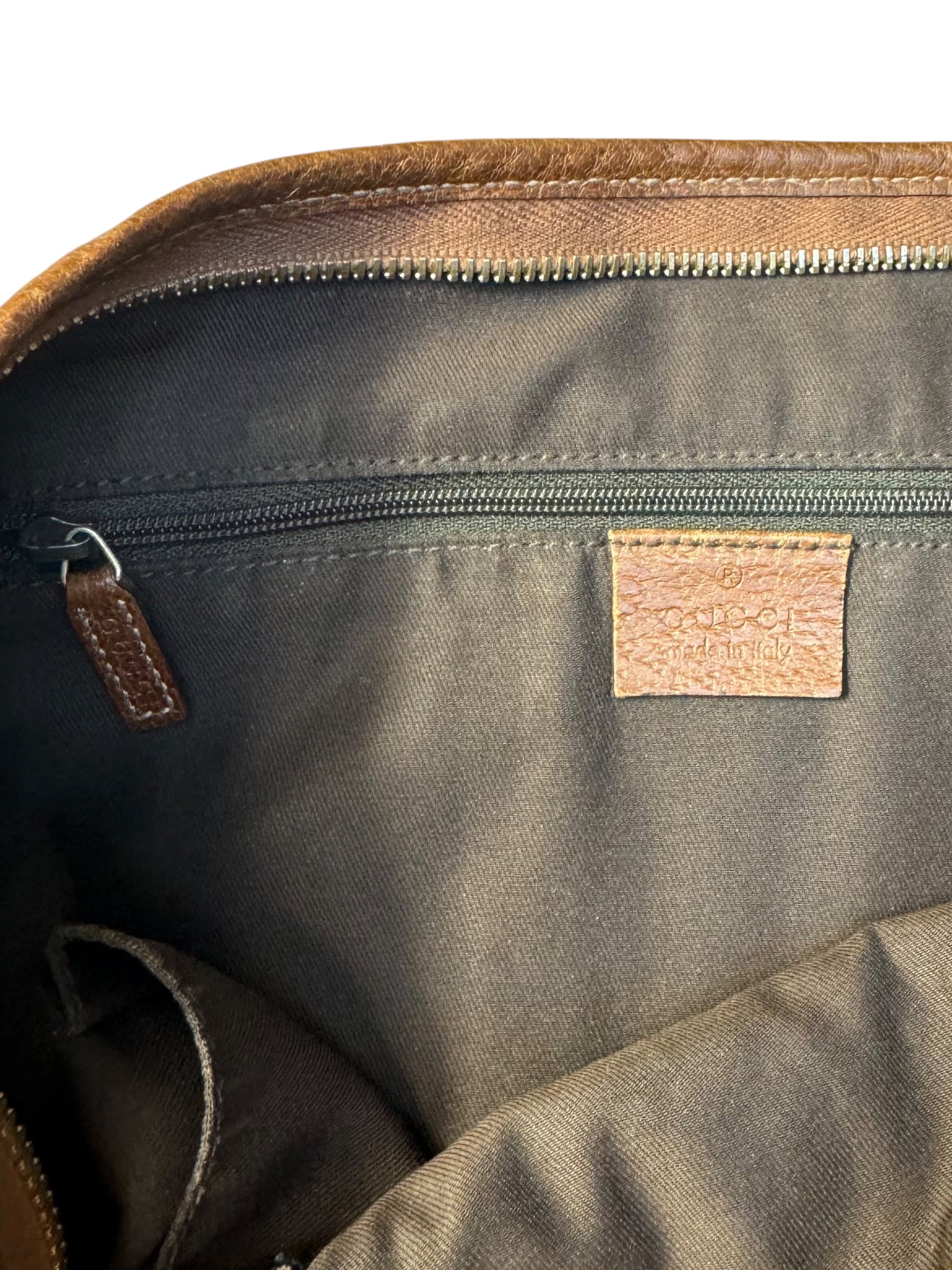 00s Gucci GG Denim Abbey D-Ring Leather Crossbody Bag - Handbags, Wallets & Cases - 4