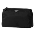 Prada Re-Nylon Necessaire Tessuto Nylon Nero Black Large Pouch Clutch Bag - Handbags - 8