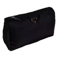 Prada Re-Nylon Necessaire Tessuto Nylon Nero Black Large Pouch Clutch Bag - Handbags