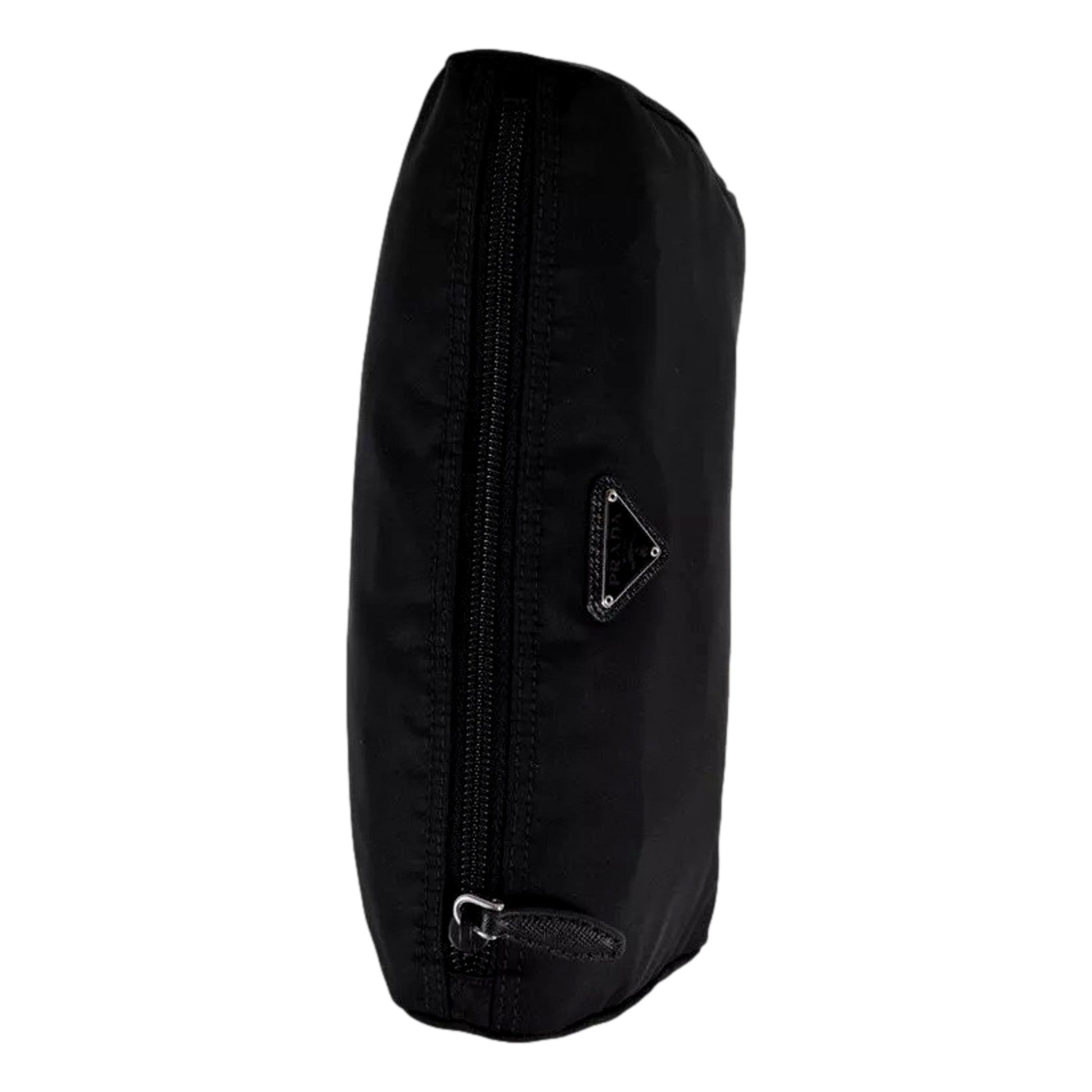 Prada Re-Nylon Necessaire Tessuto Nylon Nero Black Large Pouch Clutch Bag - Handbags - 3