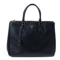 Prada Large Saffiano Lux Double Zip Tote Bag - Bags