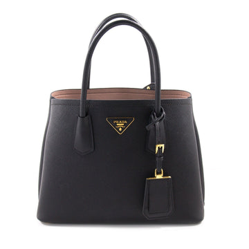 Prada Saffiano Double Bag Tote - Bags