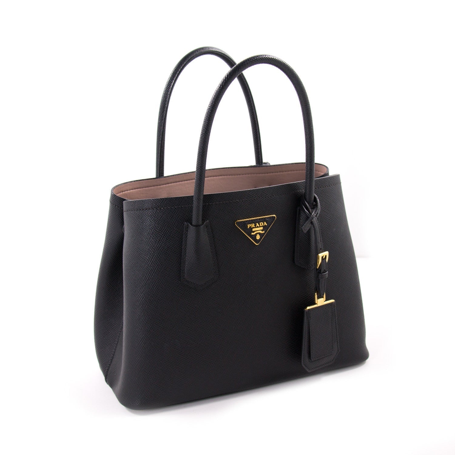 Prada Saffiano Double Bag Tote - Bags - 3