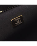 Quilted Lambskin Clutch with Chain and Kiss Lock - Handbag & Wallet Accessories - 5