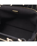 Quilted Lambskin Clutch with Chain and Kiss Lock - Handbag & Wallet Accessories - 6