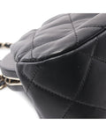 Quilted Lambskin Clutch with Chain and Kiss Lock - Handbag & Wallet Accessories - 8