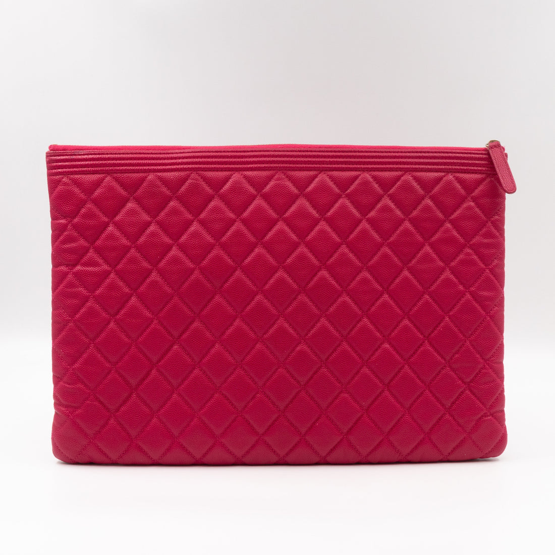 Boy O Case Clutch Large Pink Caviar Leather - Wallet