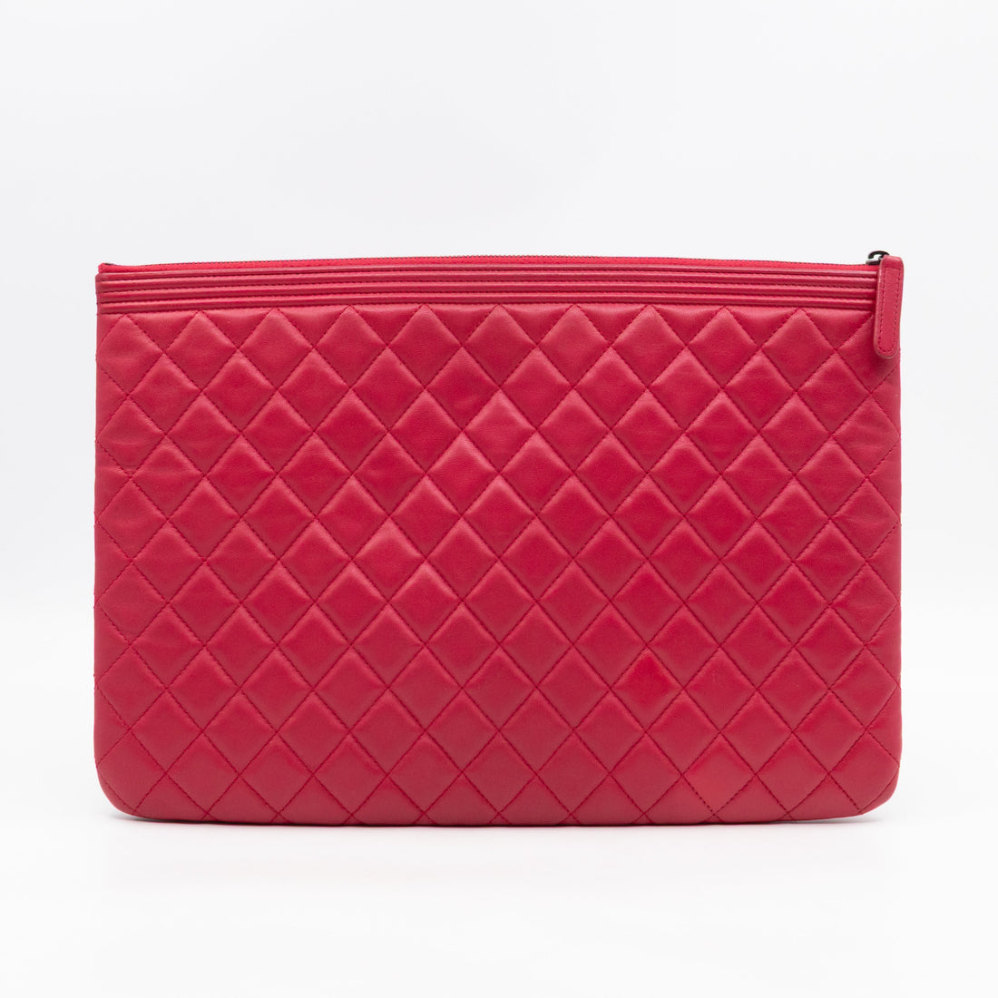 Boy O Case Clutch Large Pink Leather - Wallet