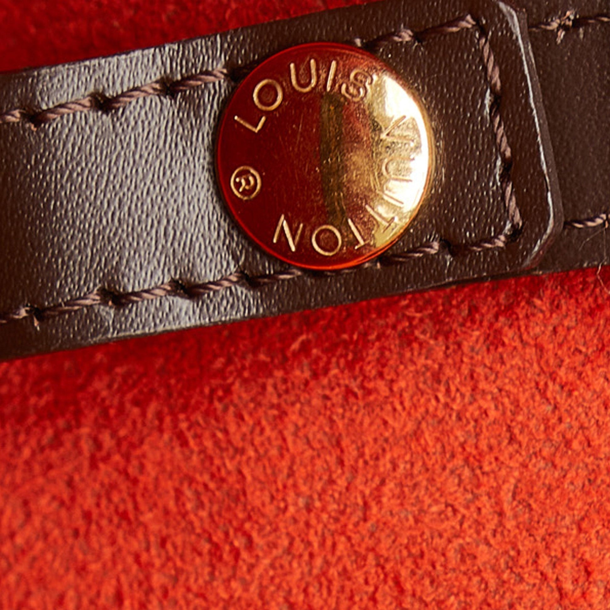 Brown Louis Vuitton Damier Ebene Manosque GM Tote Bag - Handbags - 9