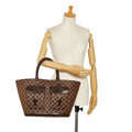 Brown Louis Vuitton Damier Ebene Manosque GM Tote Bag - Handbags - 11