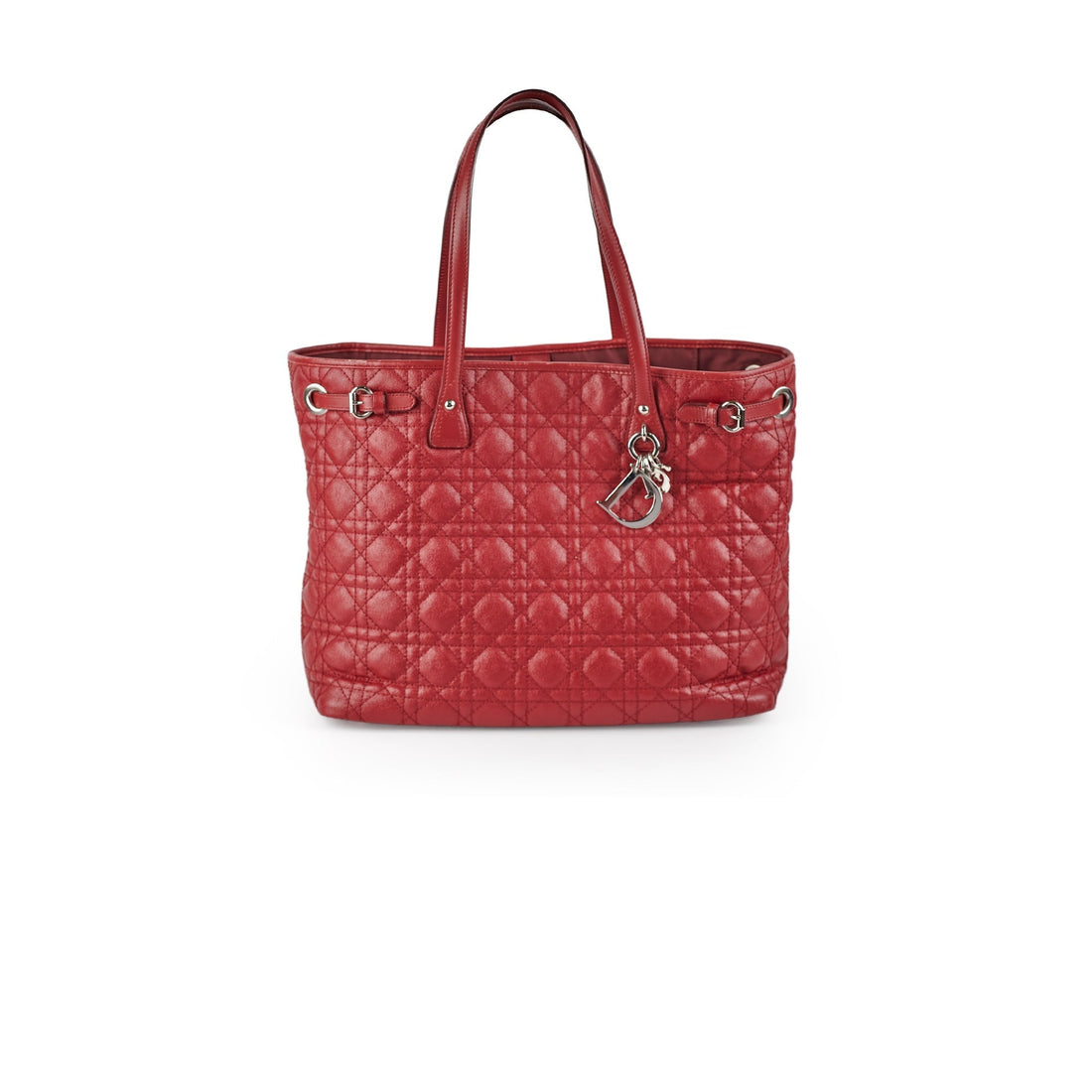 Christian Dior Panarea Cannage Red Tote - Handbag & Wallet Accessories