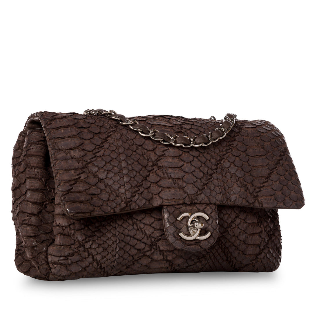 Classic Flap Bag - Python - Shoulder Bags