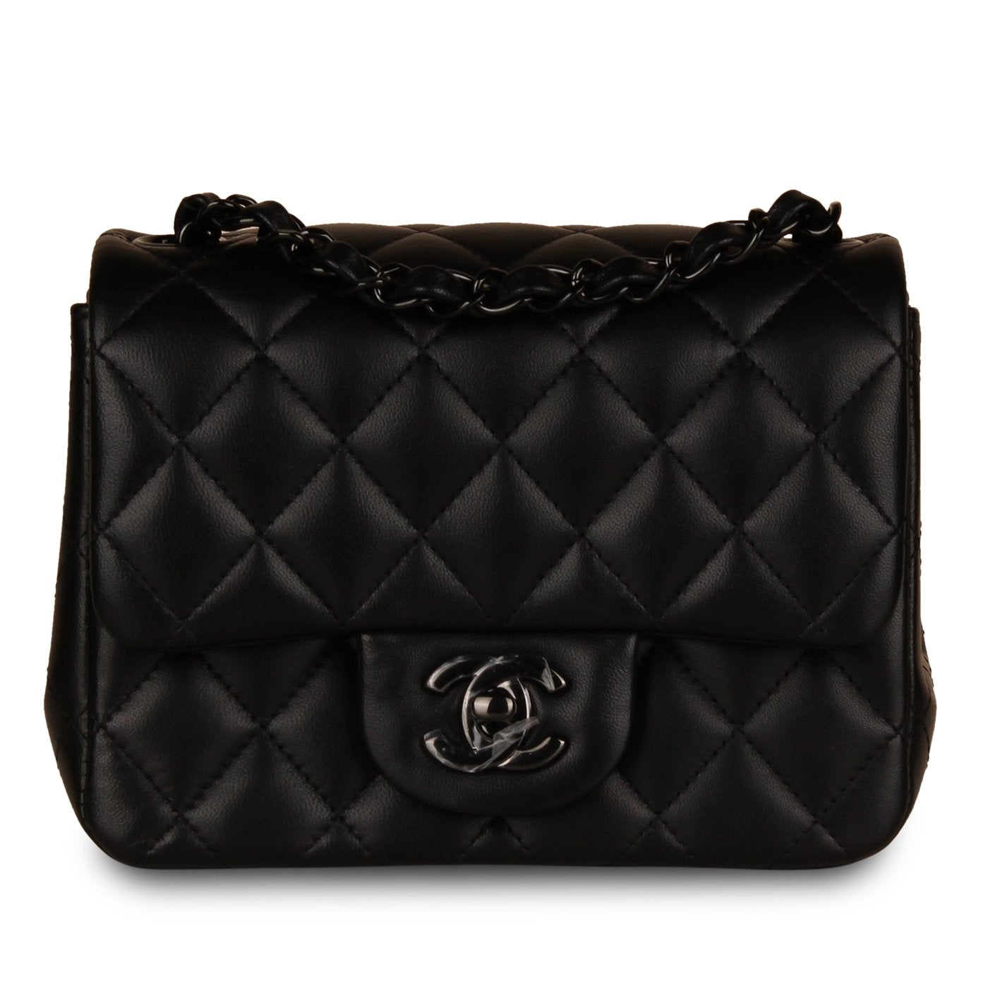 Classic Flap Bag - Mini Square So Black - Shoulder Bags - 10