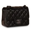 Classic Flap Bag - Mini Square So Black - Shoulder Bags