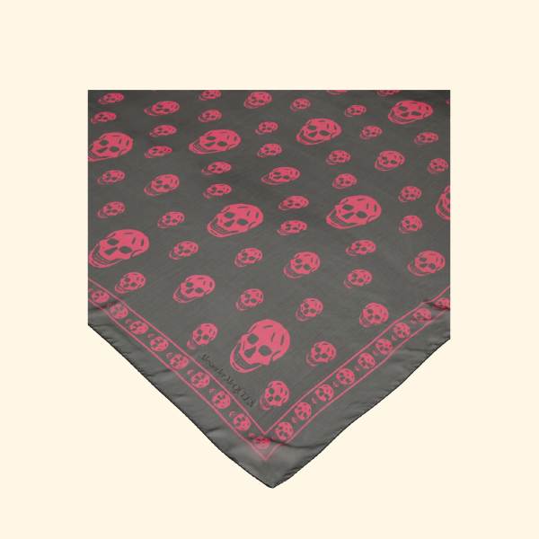 Alexander McQueen Classic Skull Scarf, Brand New - Scarf