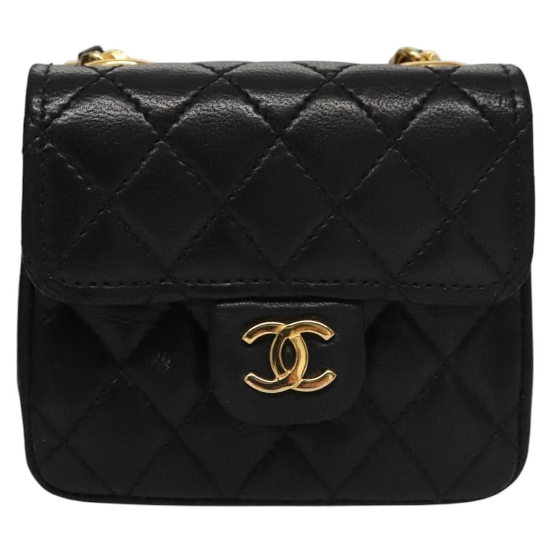Mini Quilted Leather Clutch - Handbag & Wallet Accessories