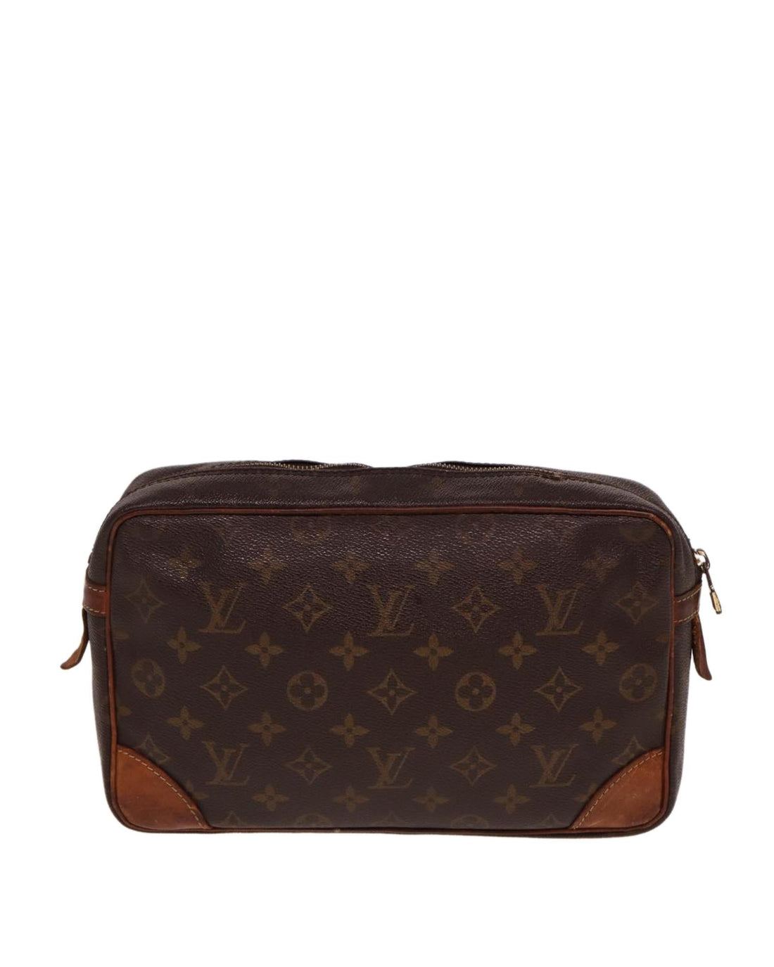 Monogram Canvas Clutch Bag with Multiple Pockets - Handbags, Wallets & Cases