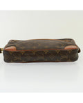 Monogram Canvas Clutch Bag with Wrist Strap - Handbags, Wallets & Cases - 5