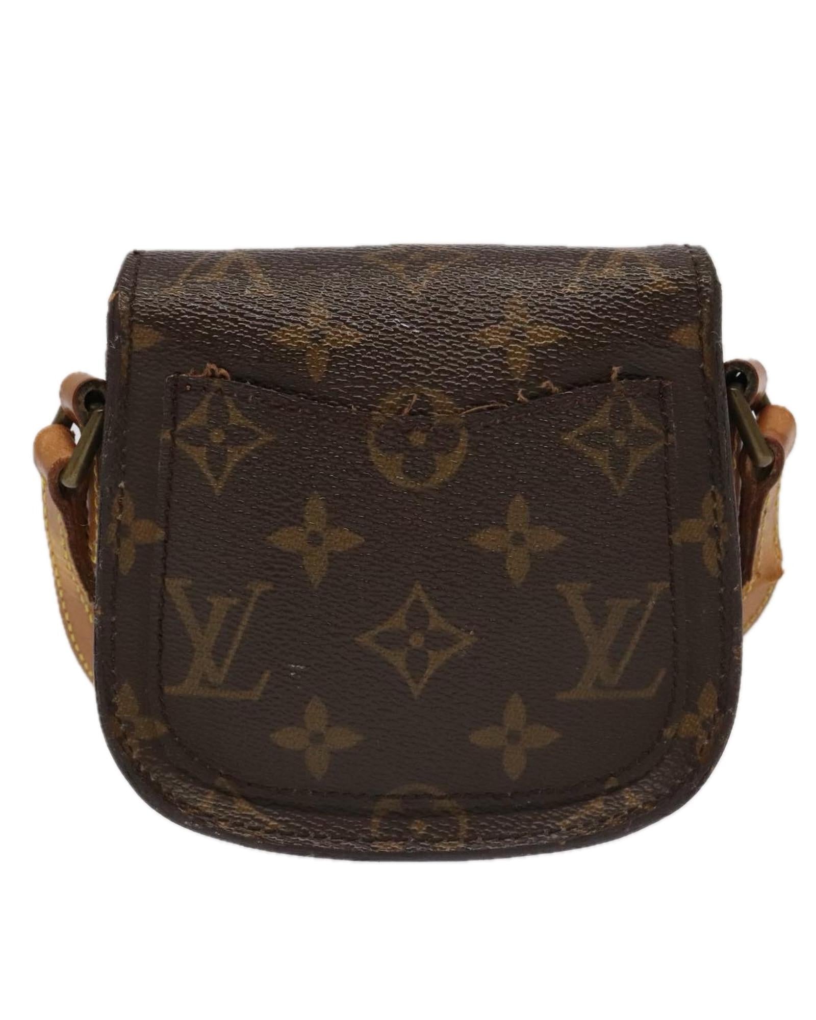 Monogram Canvas Shoulder Bag with Adjustable Strap and Classic Design - Handbag & Wallet Accessories - 2