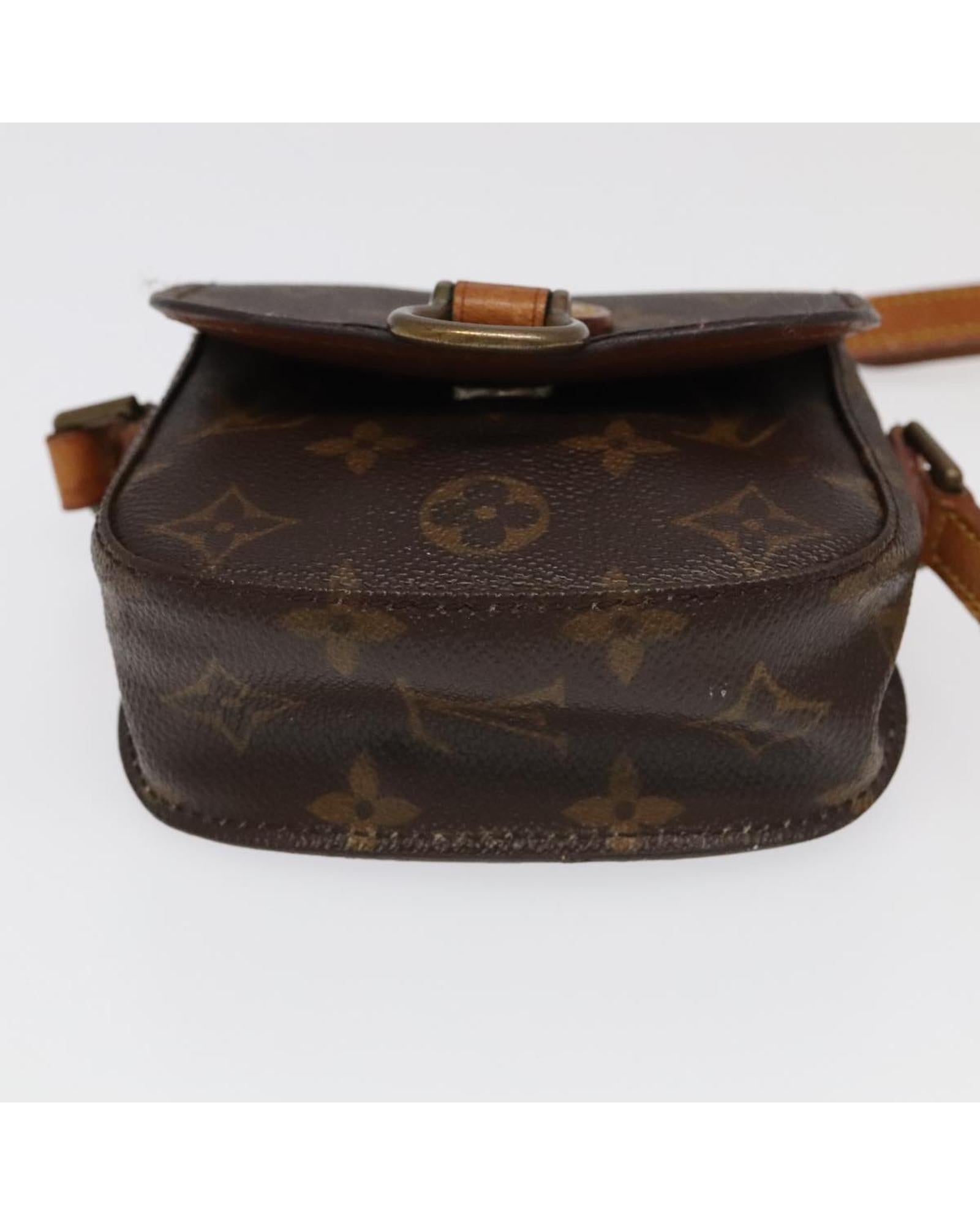 Monogram Canvas Shoulder Bag with Adjustable Strap and Classic Design - Handbag & Wallet Accessories - 5