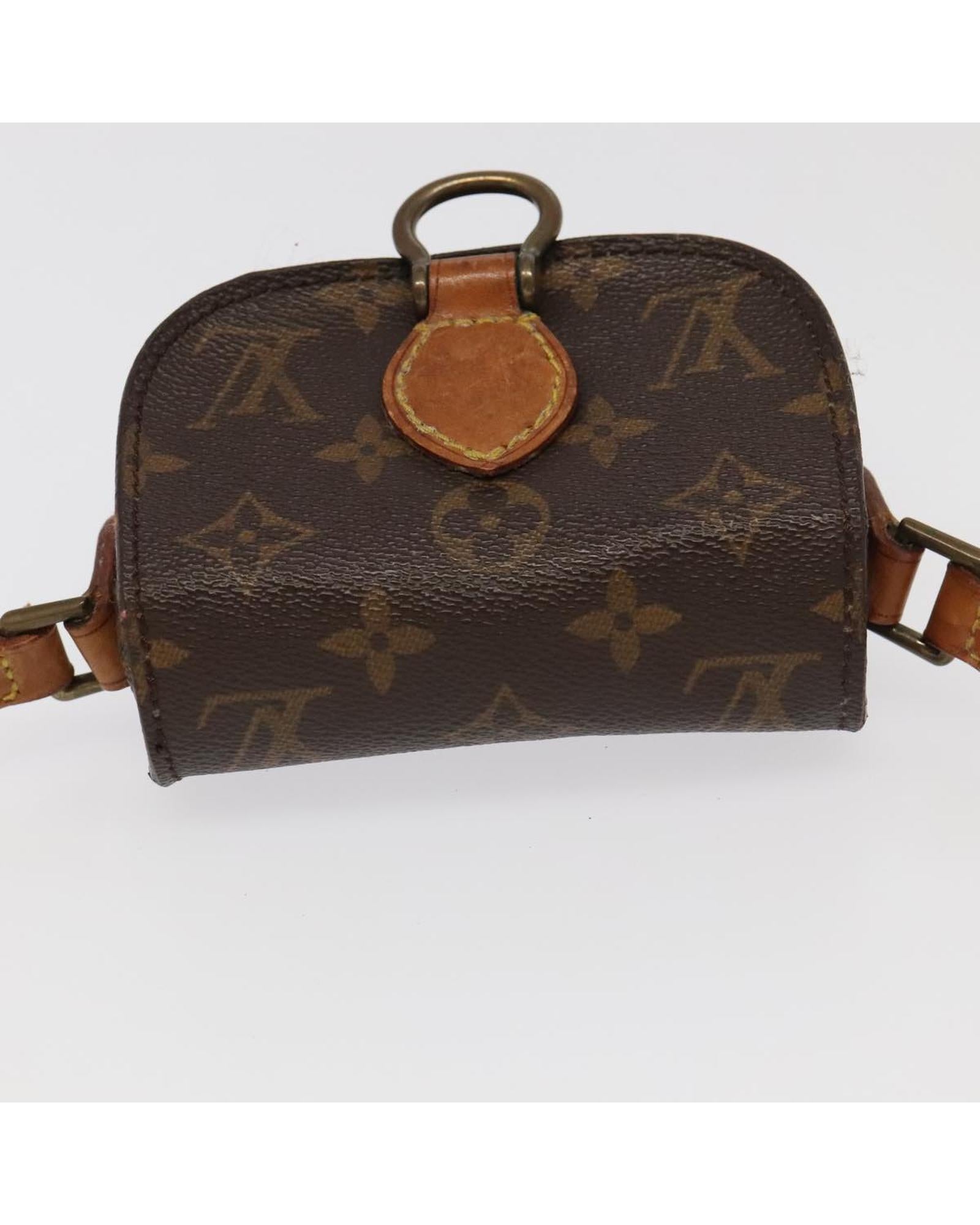 Monogram Canvas Shoulder Bag with Adjustable Strap and Classic Design - Handbag & Wallet Accessories - 6