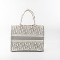 Christian Dior Medium Book Tote Oblique Grey - Handbag & Wallet Accessories - 2