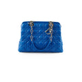Christina Dior Cannage Leather Shopping Tote Blue - Handbag & Wallet Accessories
