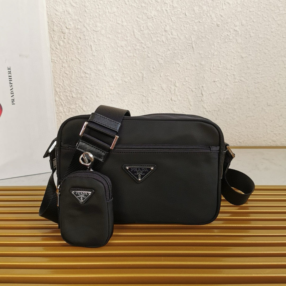 Prada Re-Nylon Black Shoulder Bag