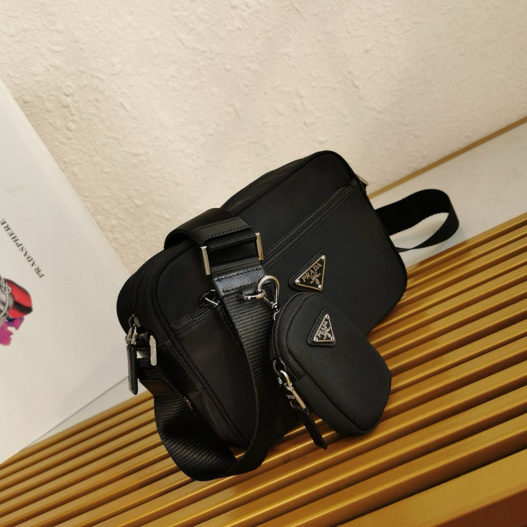 Prada Re-Nylon Black Shoulder Bag