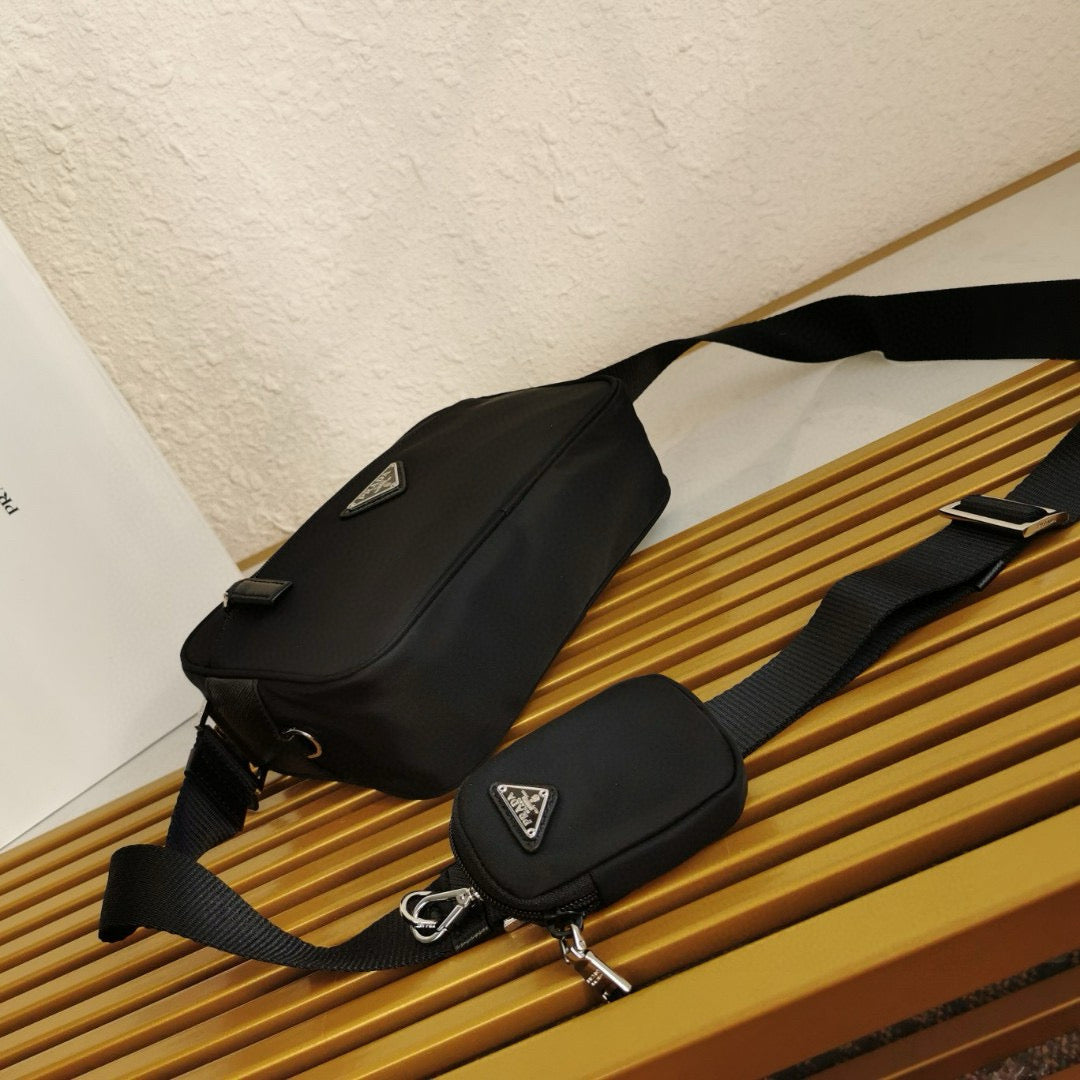 Prada Re-Nylon Black Shoulder Bag