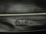 Prada Triangle-Logo Zipped Backpack Black Saffiano leather