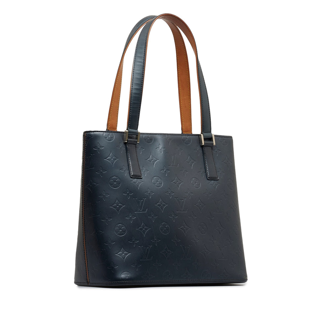 Blue Louis Vuitton Monogram Mat Stockton Tote Bag - Handbags