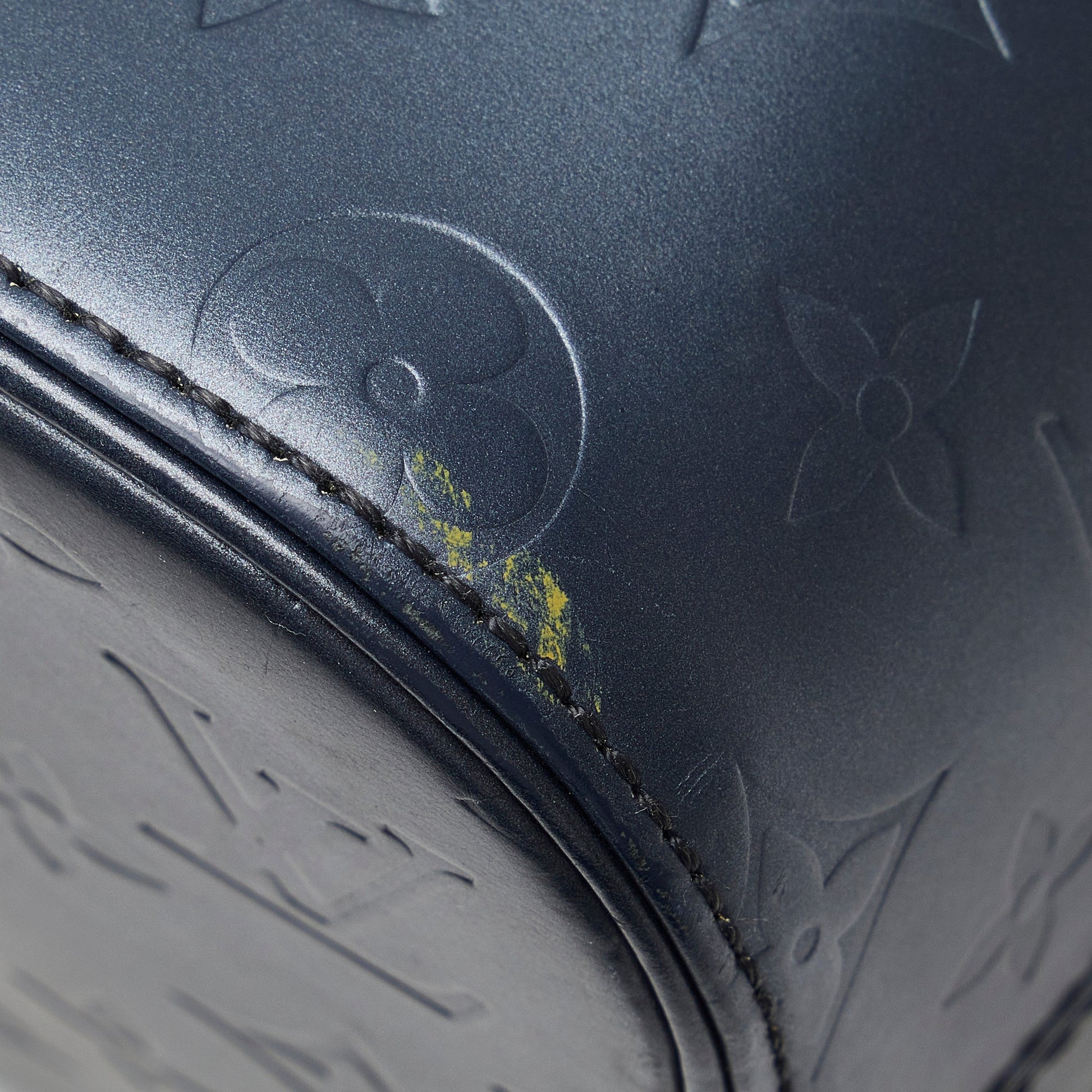 Blue Louis Vuitton Monogram Mat Stockton Tote Bag - Handbags - 7