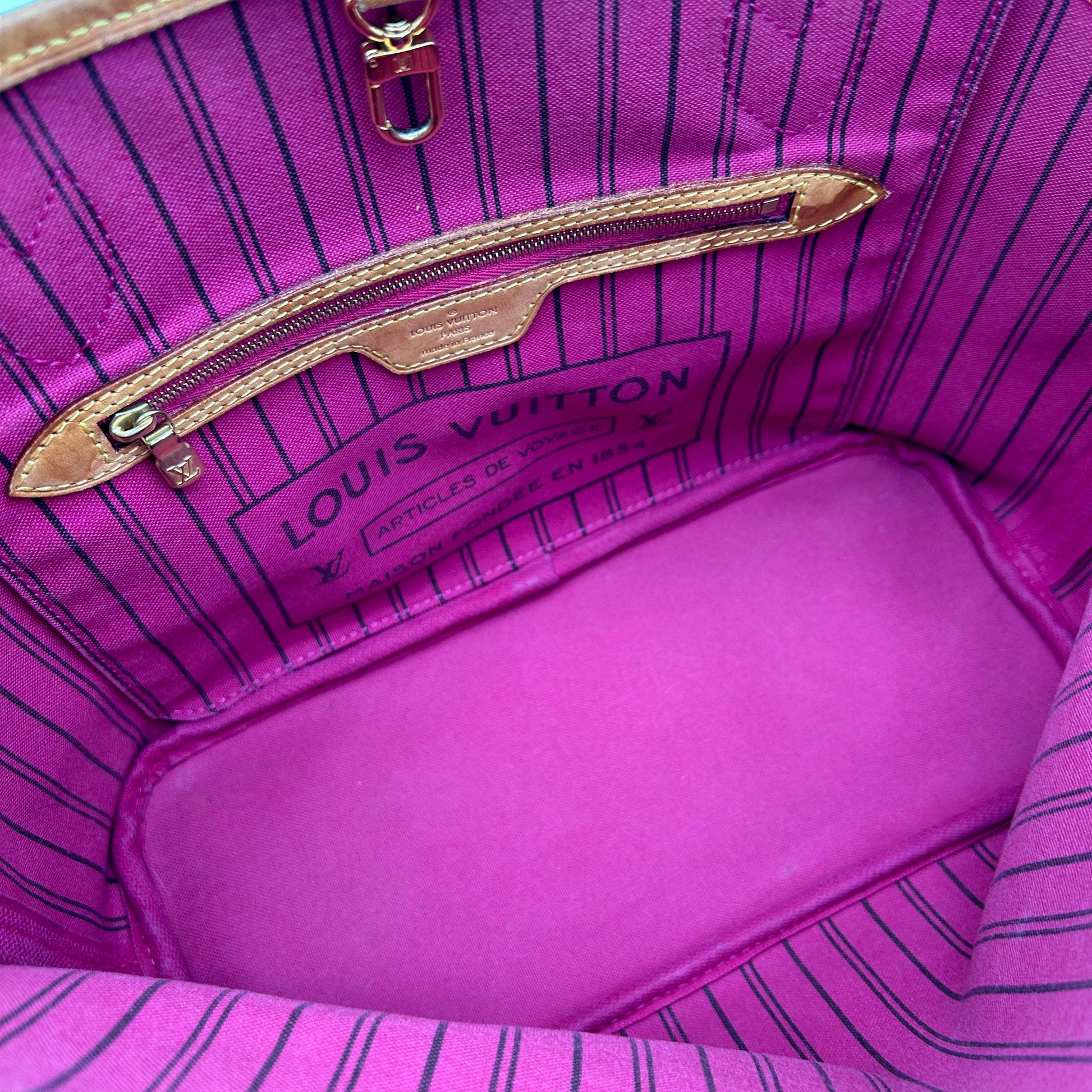 Louis Vuitton Neverfull MM Monogram Brown Shoulder Tote Bag - Handbags - 10