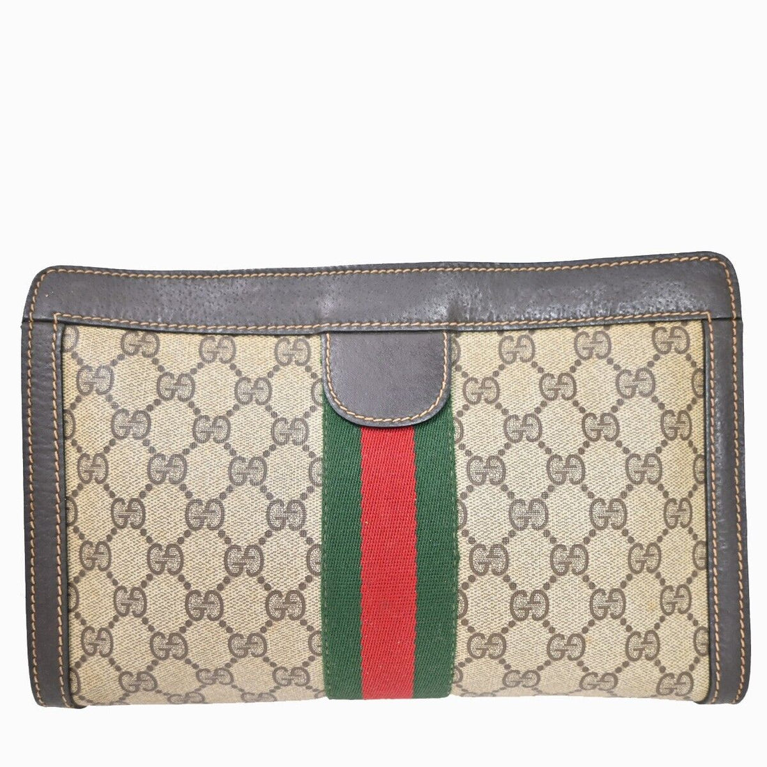 Gucci Parfums Gg Pattern Sherry Clutch - Handbags