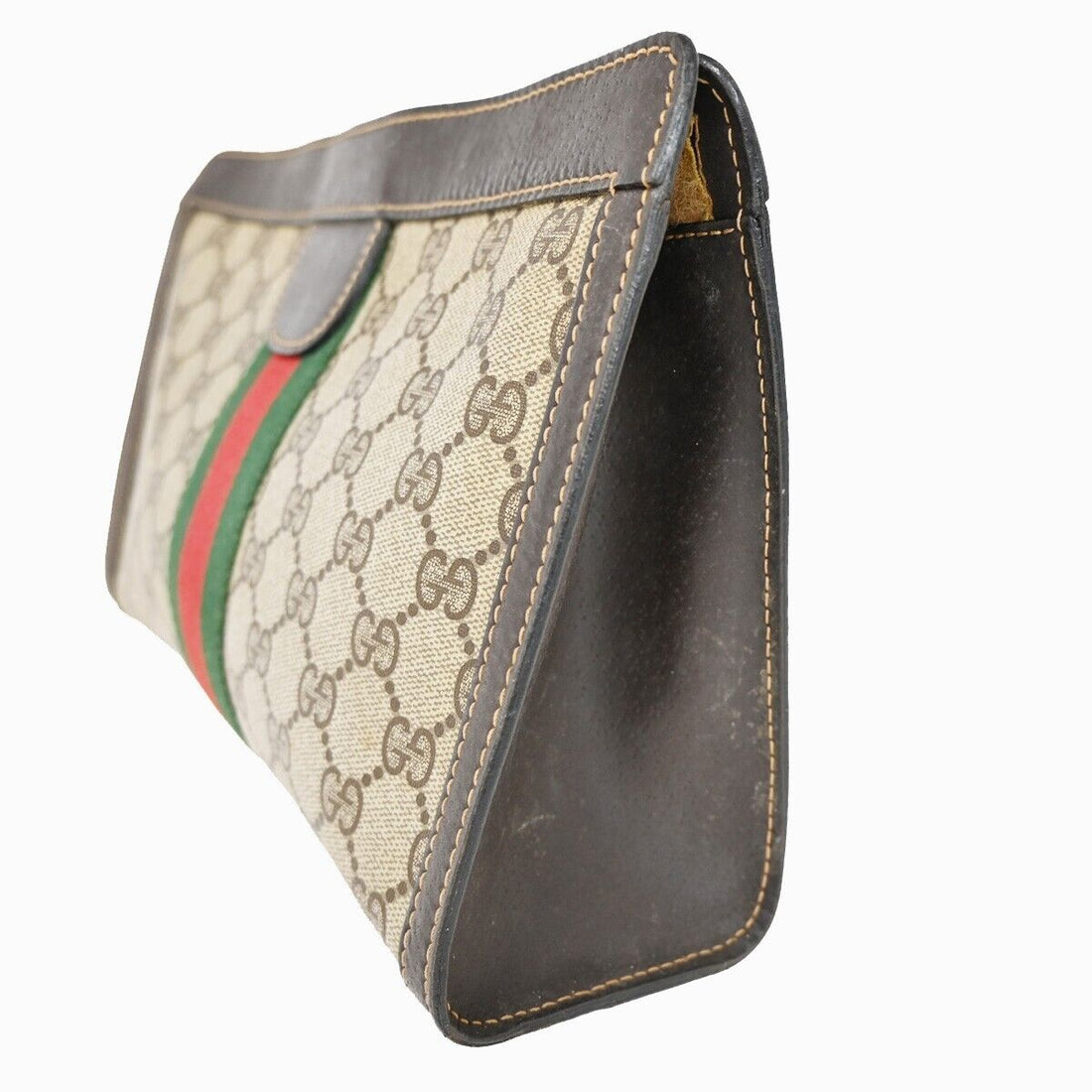 Gucci Parfums Gg Pattern Sherry Clutch - Handbags