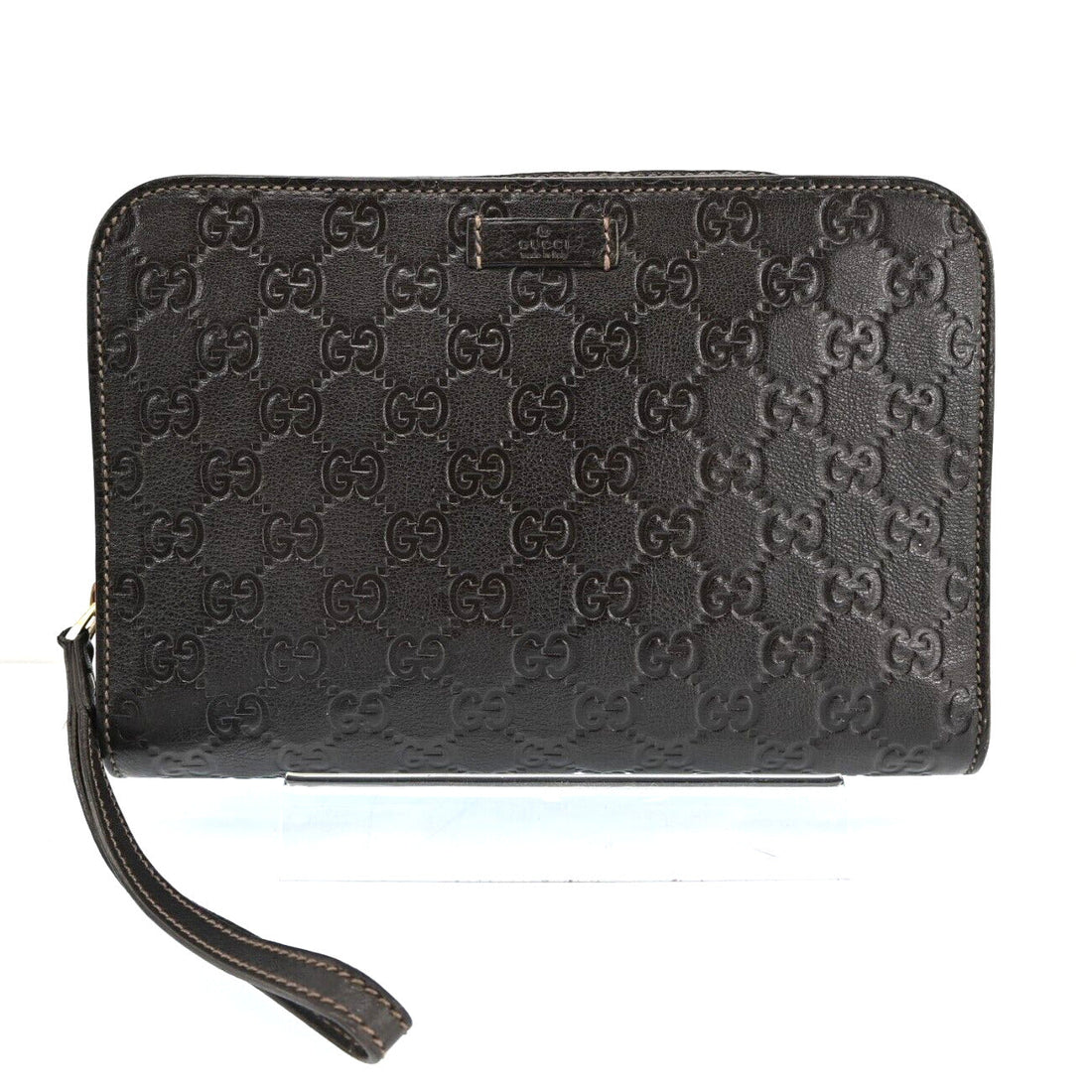 Gucci Gg Guccissima Clutch Bag Handle - Handbags