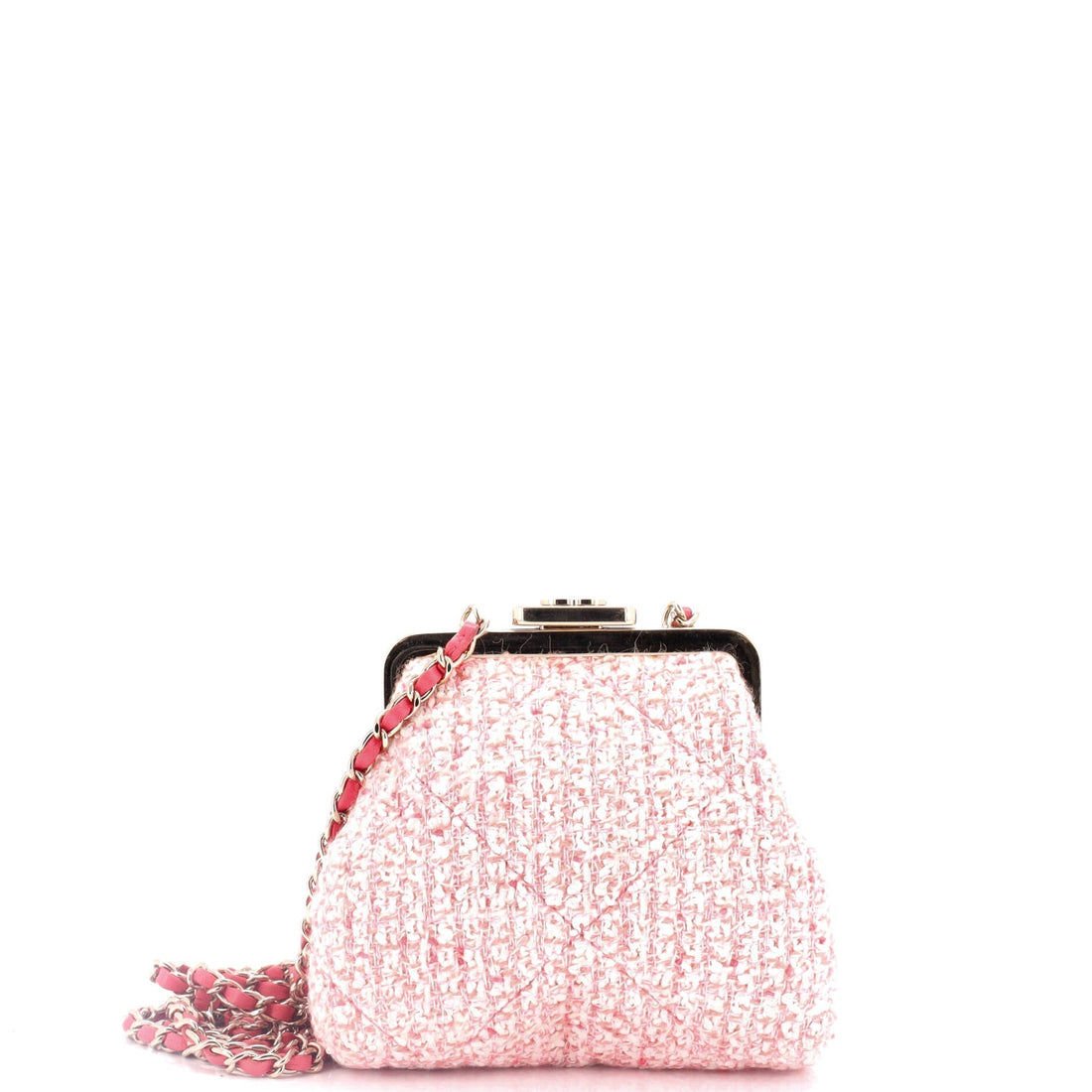 chl Cc Kisslock Frame Clutch With - Handbags, Wallets & Cases