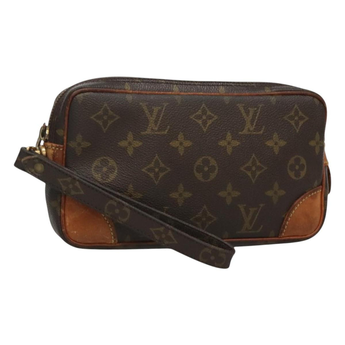 Louis Vuitton Marly Dragonne Canvas Clutch Bag (Pre-Owned) - women/handbags/clutches