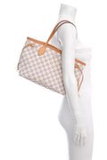 Louis Vuitton White Neverfull Damier Tote PM - Handbag - 7
