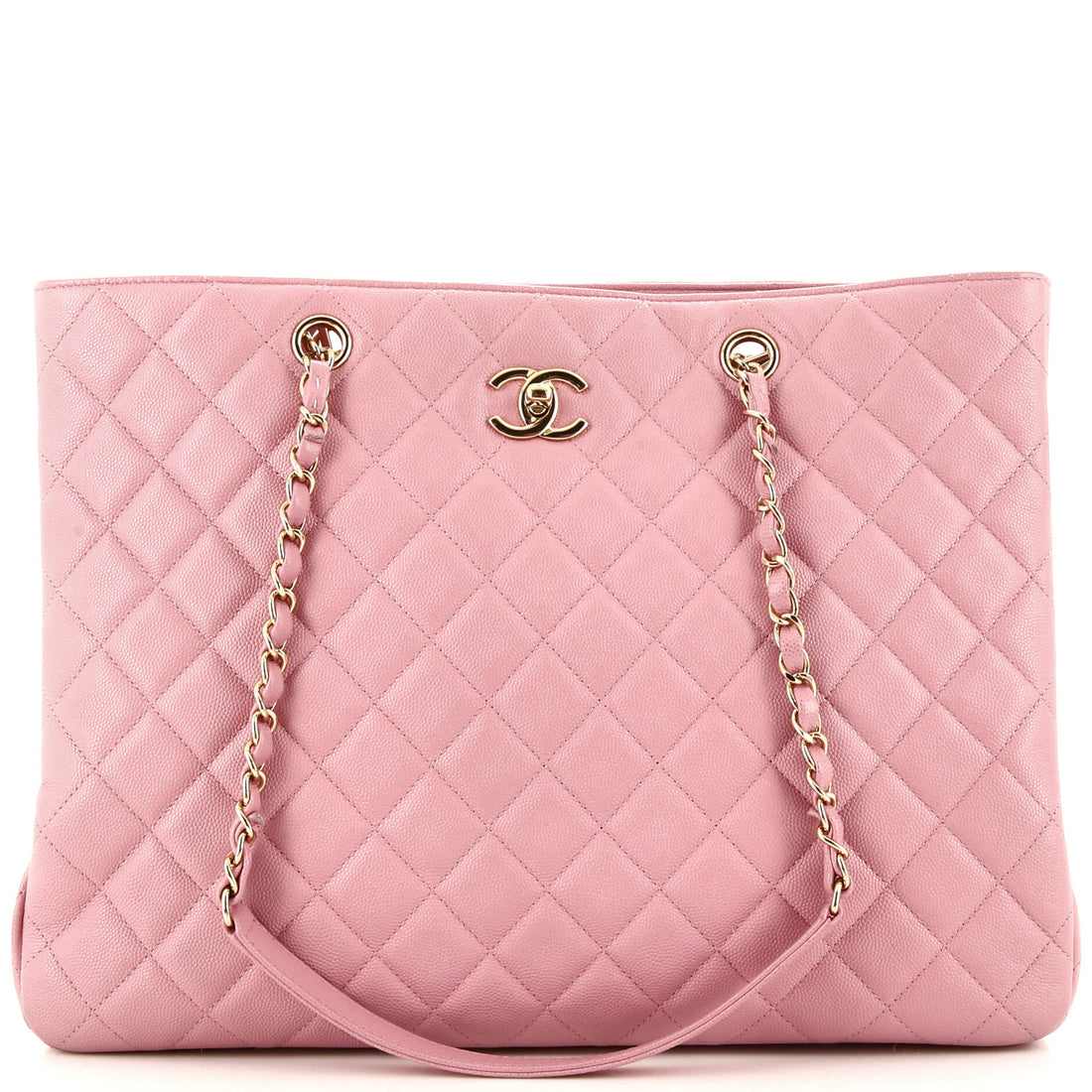 CHANEL Classic CC Shopping Tote Quilted Caviar Large - Handbag & Wallet Accessories