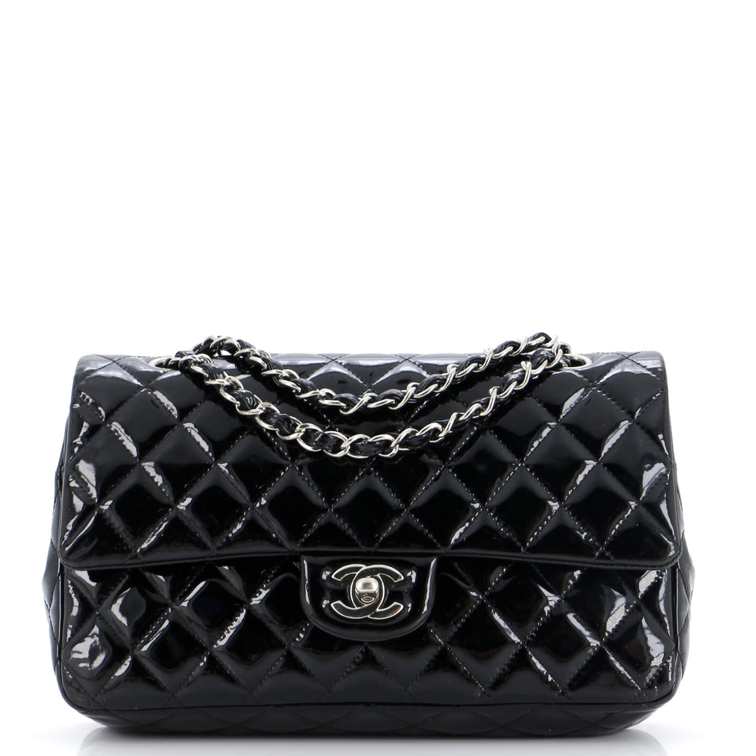 CHANEL Classic Double Flap Bag Quilted Patent Medium - Handbag & Wallet Accessories