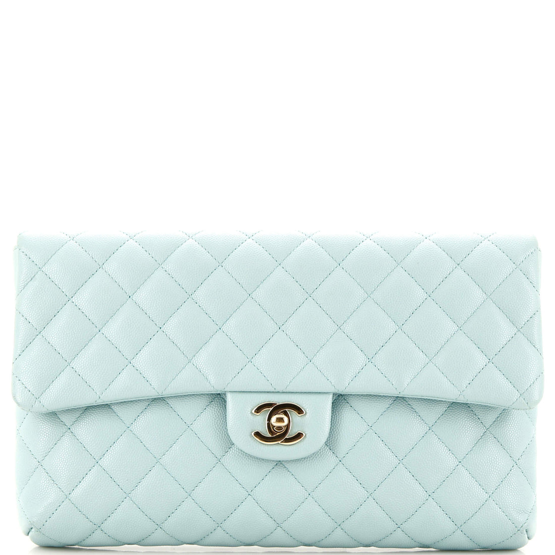 CHANEL Classic Flap Clutch Quilted Caviar - Handbag & Wallet Accessories