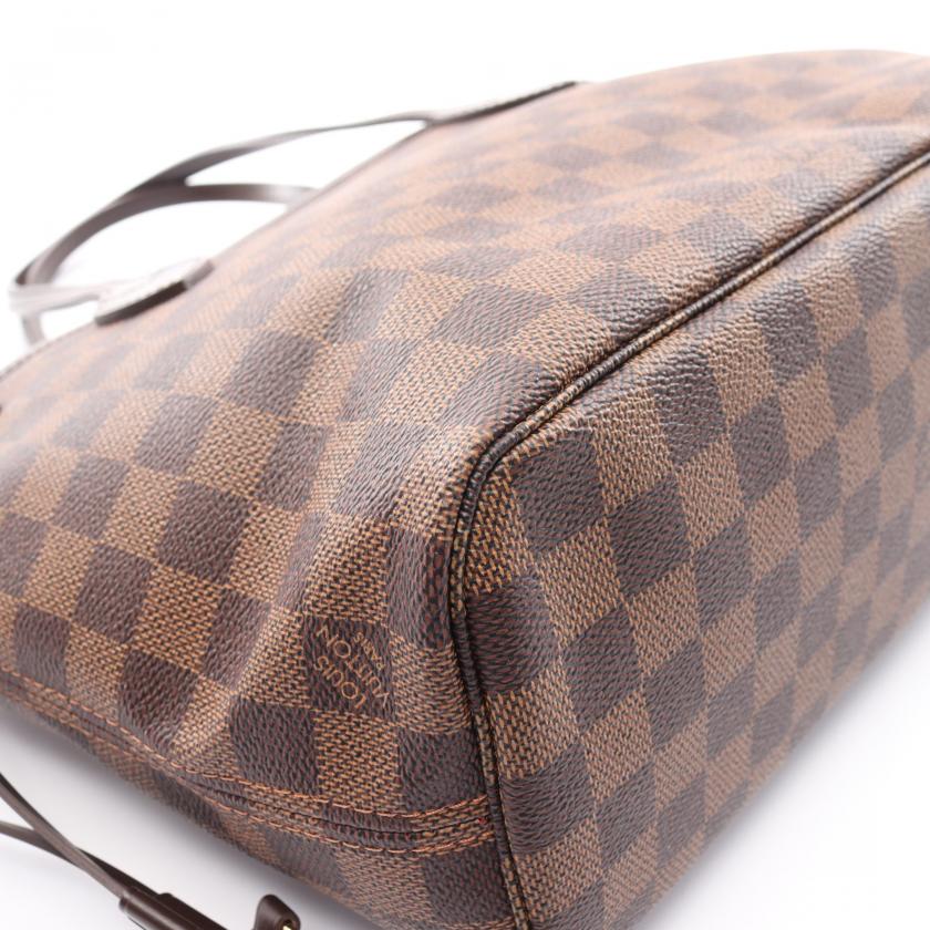 Louis Vuitton Damier Ebene Neverfull PM Tote Bag,Brown - tote bag