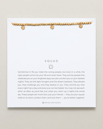 Squad Beaded Icon Bracelet