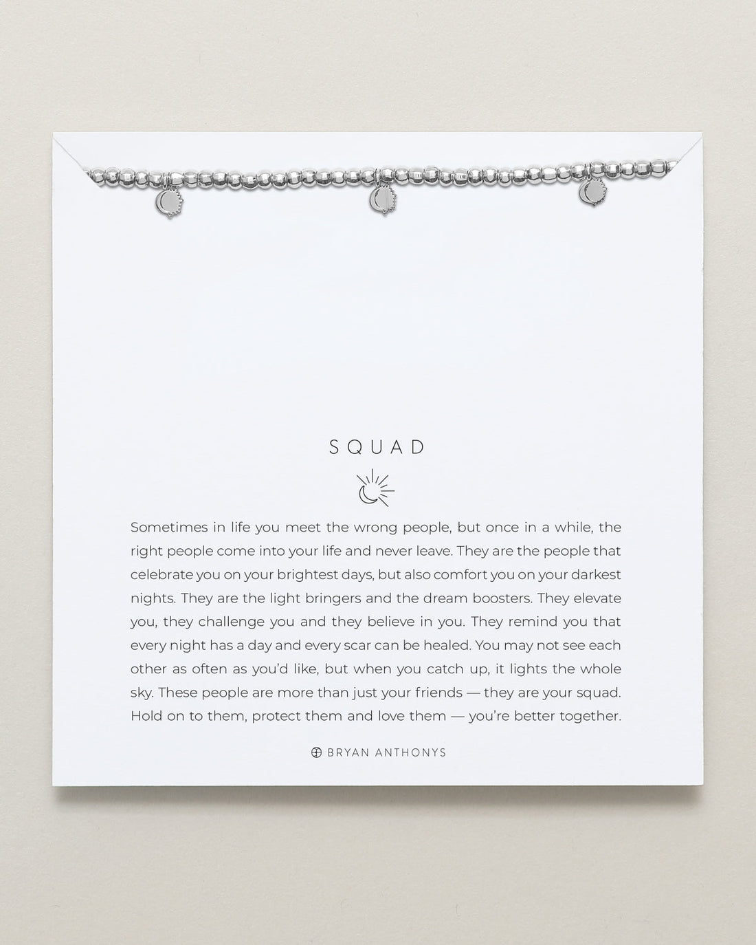 Squad Beaded Icon Bracelet