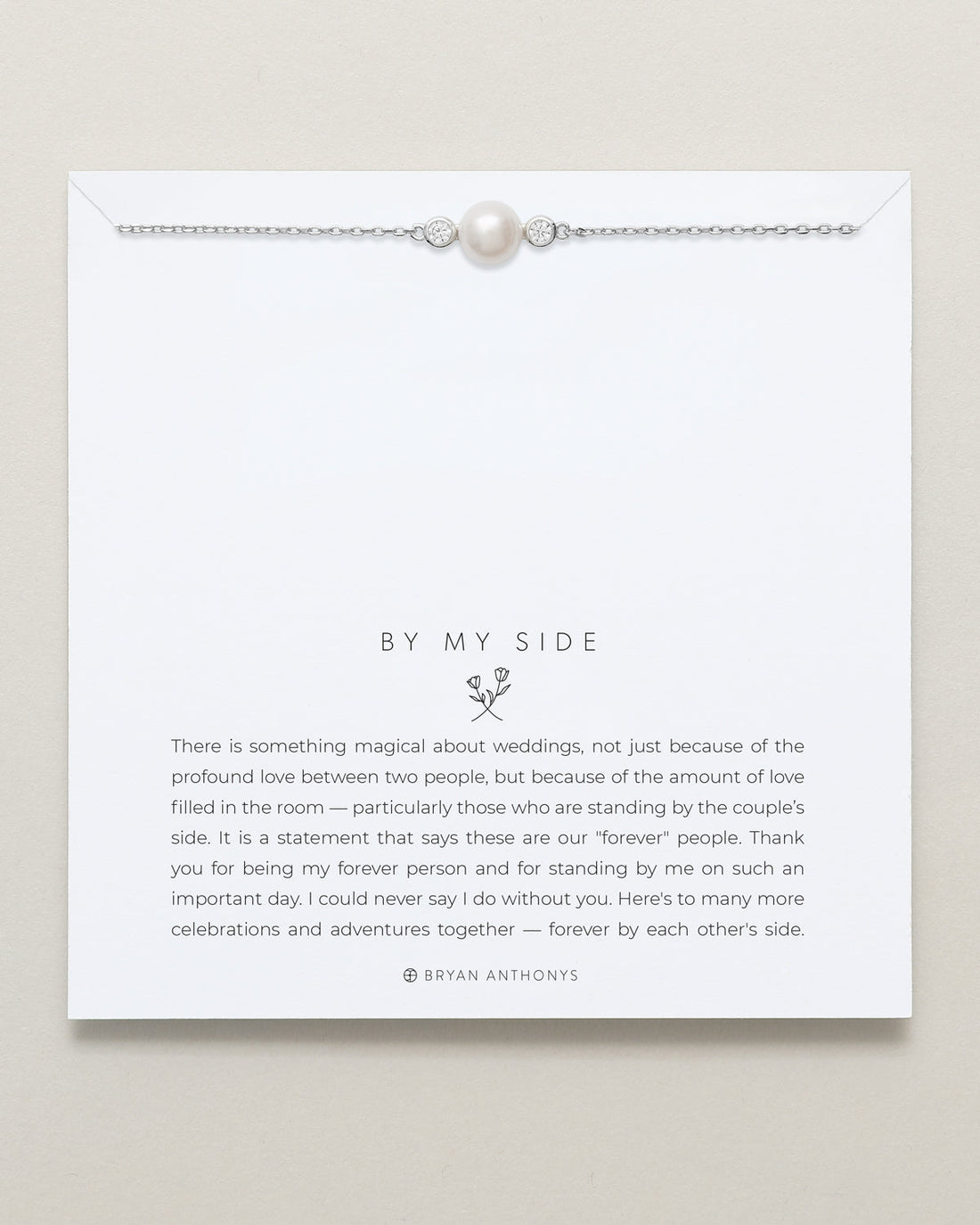 By My Side Pearl Bracelet