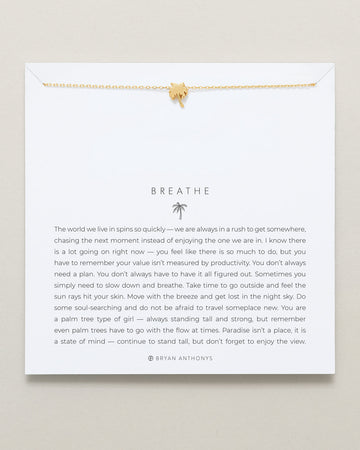 Breathe Icon Necklace